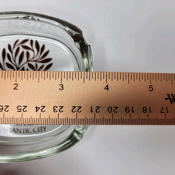 Vintage Bally's Park Place Casino Hotel Clear Glass Ashtray Atlantic City NJ - Picture 3 of 5